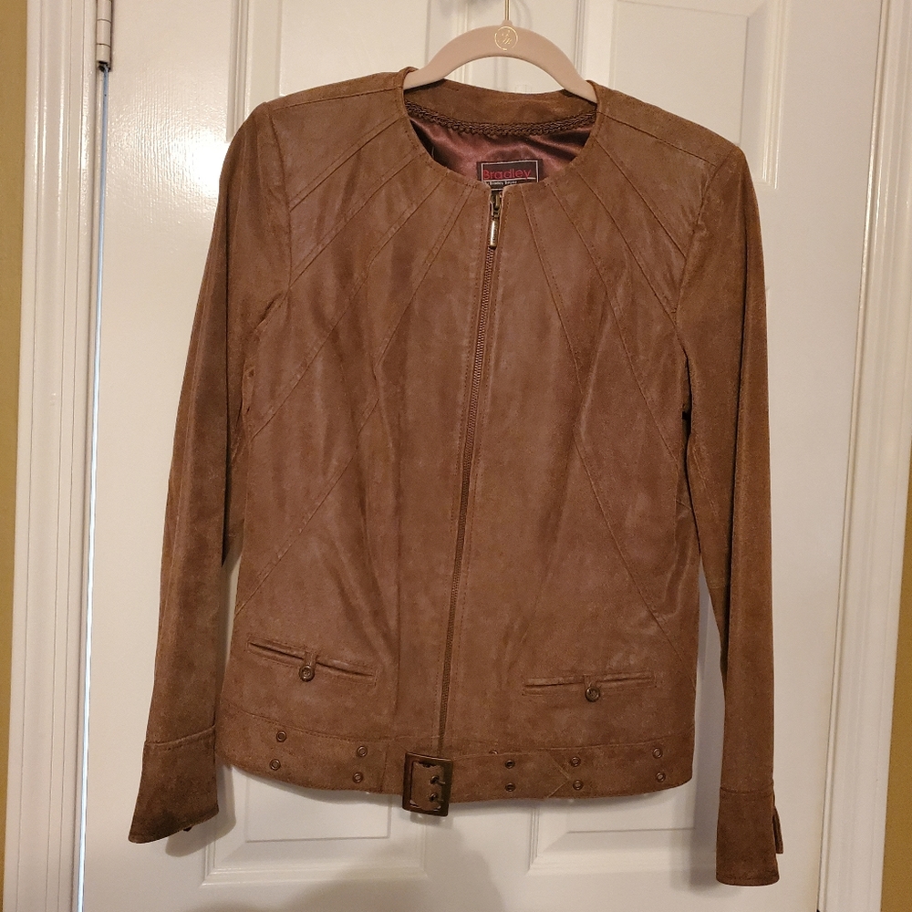 Bradley Bayou Sueded Leather Jacket